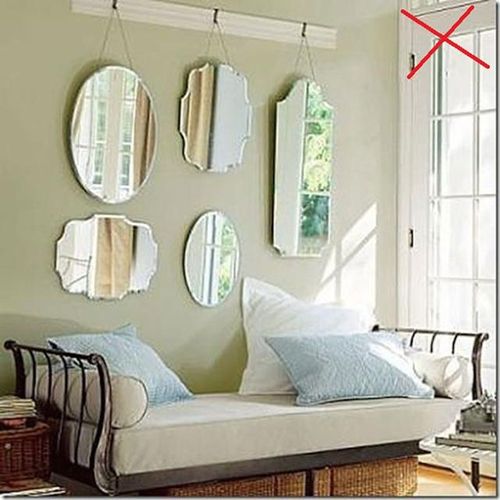 Việc dùng gương trong phong thủy chủ yếu để tán khí, tức là dựa vào tính phản quang của gương để phân tán ánh sáng.