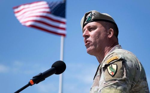 Tướng Michael Erik Kurilla thuộc Lục quân Mỹ, người tiền nhiệm của ông Cooper. Ảnh: Stars And Stripes.