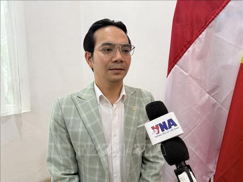 Ông Thái Thanh Long, Trưởng ban liên lạc Hiệp hội Doanh nghiệp Việt Nam tại Indonesia. Ảnh: Minh Thái/Phóng viên TTXVN tại Indonesia
