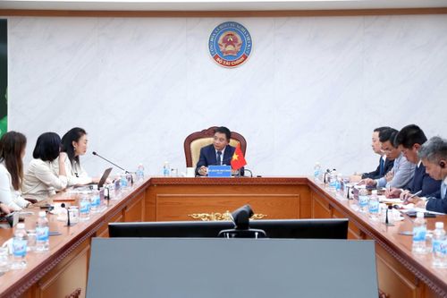 Quang cảnh buổi tiếp. Ảnh: Đức Minh