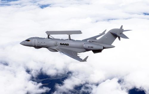 "Mắt thần" Saab GlobalEye có khả năng phát hiện và theo dõi đồng thời các mục tiêu trên không, trên biển và trên đất liền chỉ trong một nhiệm vụ duy nhất. Ảnh: Saab.