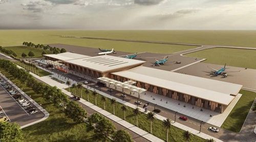 Phối cảnh dự án Cảng hàng không dân dụng Phan Thiết. Nguồn: Sun Group