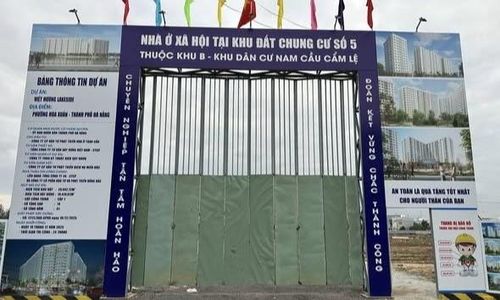 Khu vực dự án Khu chung cư Nam cầu Cẩm Lệ