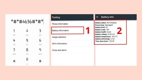 Cách kiểm tra tình trạng chai pin điện thoại Android bằng mã code