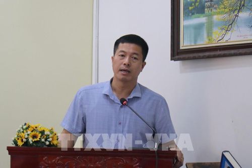 Giáo sư, Tiến sỹ Giang Thanh Long, Trường Kinh tế và Quản lý công, Đại học Kinh tế Quốc dân phát biểu tại hội thảo. Ảnh: Thanh Vũ-TTXVN