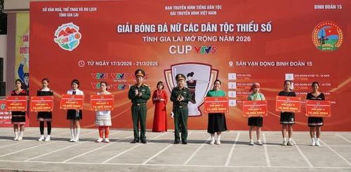 Binh đoàn 15 tặng 10 triệu đồng/đội tham gia Giải.
