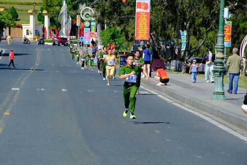 Các vận động viên tham gia môn chạy việt dã