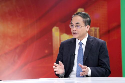 PGS.TS Vũ Văn Phúc trao đổi tại Chương trình Thời sự đặc biệt. Ảnh: Phạm Mạnh