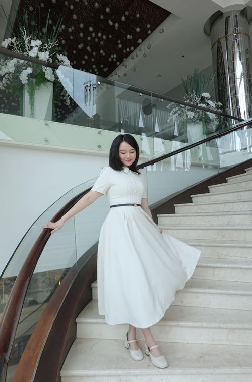 Sắc vóc hiện tại của Trúc Anh sau khi giảm cân.
