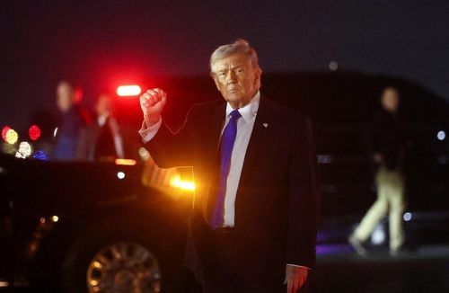 Tổng thống Trump tuyên bố Mỹ đã đạt được thành công quân sự quyết định tại Iran. Ảnh: Reuters