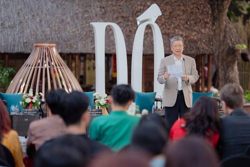 Ông Hồ Anh Tuấn, Chủ tịch Hiệp hội phát triển Văn hóa doanh nghiệp Việt Nam phát biểu