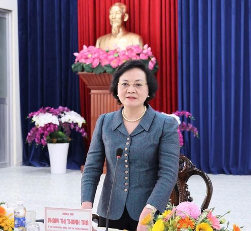 Phó Thủ tướng Phạm Thị Thanh Trà phát biểu tại buổi làm việc - Ảnh: VGP/Thu Giang