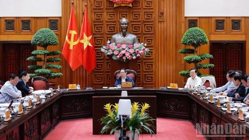  Quang cảnh cuộc họp. (Ảnh: TRẦN HẢI) 
