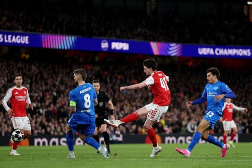 Sang hiệp hai, Declan Rice nhân đôi cách biệt cho Pháo thủ