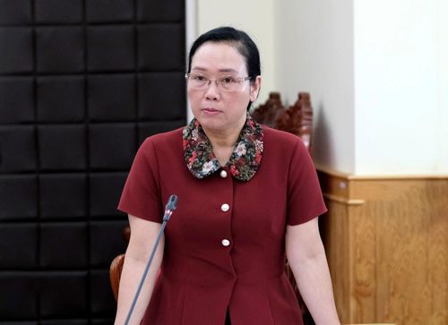 Phó Chủ tịch HĐND tỉnh, Trưởng Ban Pháp chế HĐND tỉnh Mai Thi Xuân Trung phát biểu tại phiên họp