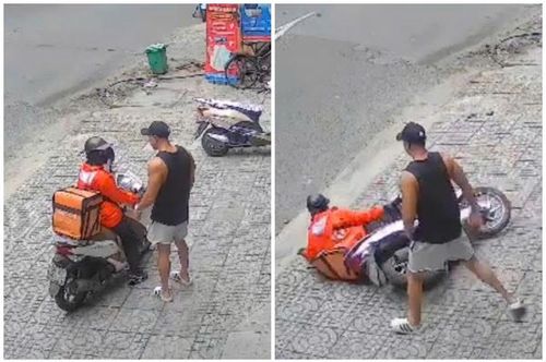 Trương Nguyên Huy đánh nữ nhân viên giao hàng lần 1.
