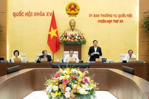 Phó Chủ tịch Quốc hội điều hành phiên họp.