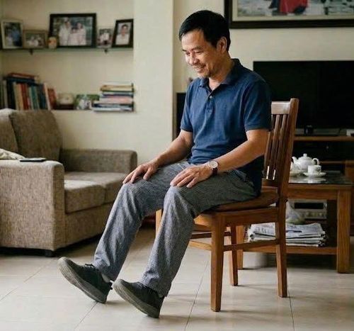 Bài tập gõ chân khi ngồi giúp kích hoạt nhóm cơ này một cách hiệu quả.