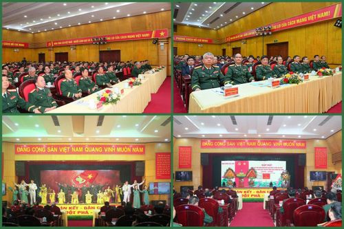 Quang cảnh chương trình gặp mặt.