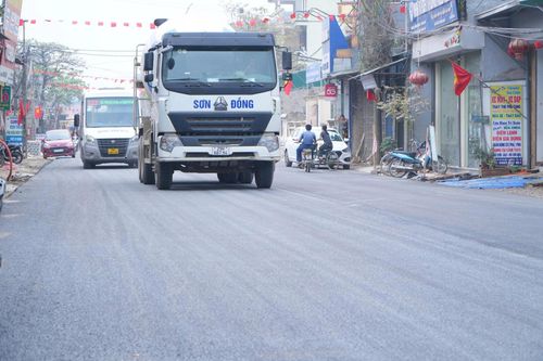 Dự án cải tạo, nâng cấp tuyến tỉnh lộ 429A. Ảnh: PV