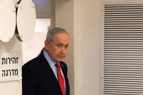  Thủ tướng Israel Benjamin Netanyahu xuất hiện tại họp báo ở Jerusalem, Israel, ngày 19/3. Ảnh: Reuters. 