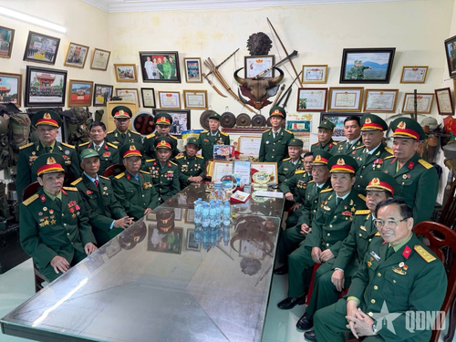 Niềm vui hướng về ngày hội ngộ của các cựu chiến binh.