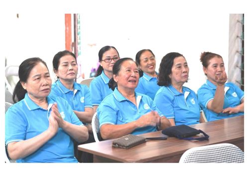 CLB Xây dựng gia đình hạnh phúc Tổ dân phố 12 (phường Phan Đình Phùng, Thái Nguyên) - Ảnh: Trường Hùng