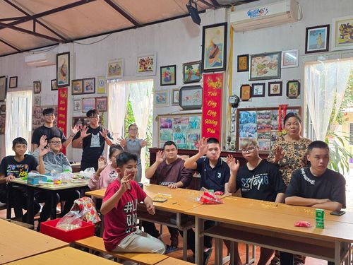 Trung tâm là điểm tựa của nhiều học viên, đồng thời nhận được sự quan tâm lớn của nhiều bạn trẻ, tổ chức. Ảnh: Tuyết Linh