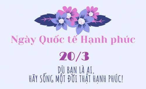 Những mẫu thiệp ngày Quốc tế Hạnh phúc 20/3 đẹp nhất.