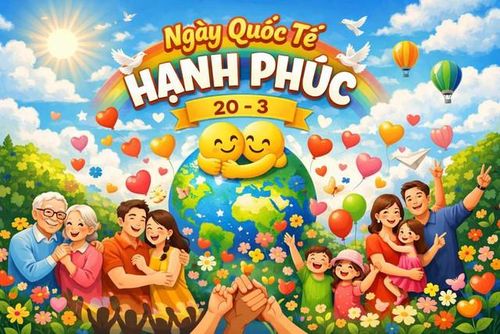 Chúc mừng ngày Quốc tế Hạnh phúc 20/3!