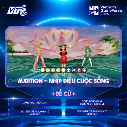 Audition góp mặt ấn tượng tại các hạng mục đề cử GameVerse 2026