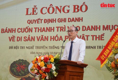Ông Phạm Hải Bình, Phó Bí thư Đảng ủy, Chủ tịch UBND phường Vĩnh Hưng, TP Hà Nội.