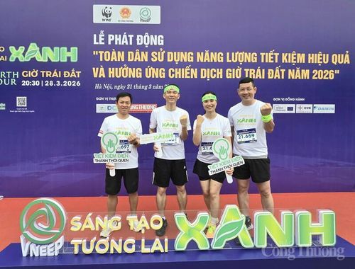 Các cán bộ, nhân viên Công ty Điện lực Bắc Ninh tham gia hưởng ứng Lễ phát động