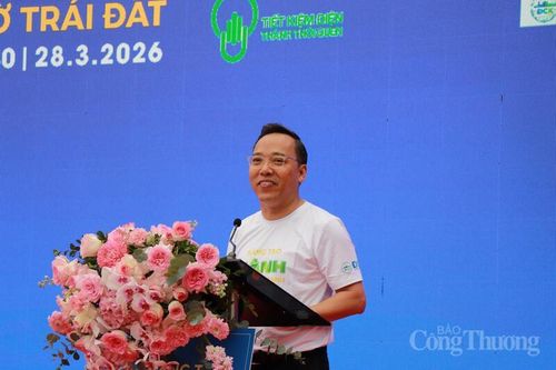 Thứ trưởng Bộ Công Thương Nguyễn Hoàng Long phát biểu tại sự kiện