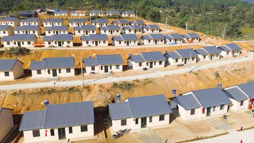 Khu tái định cư Mà Mù Sử 1 đang được xây dựng trở thành khu dân cư kiểu mẫu (ảnh: Mạnh Dũng).
