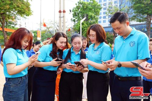 Đông đảo ĐVTN tham gia Ngày hội Chuyển đổi số trong thanh niên năm 2026.