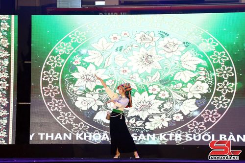 Thi trình diễn trang phục dân tộc.