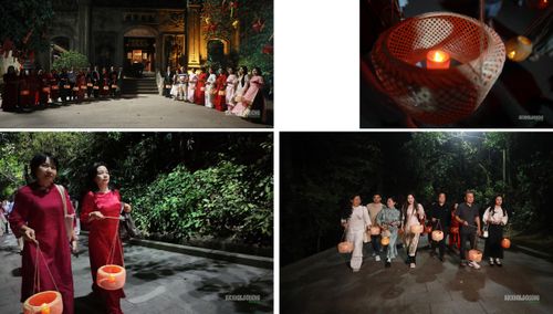 Nghi thức cầu an diễn ra trang nghiêm, thành kính.