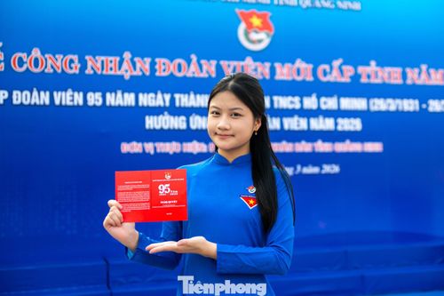  Đây cũng là cột mốc đầy ý nghĩa đối với các bạn đoàn viên mới trong dấu mốc kỷ niệm 95 năm Ngày thành lập Đoàn TNCS Hồ Chí Minh. 