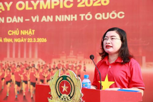 Phó Chủ tịch UBND tỉnh Nguyễn Thị Nguyệt phát biểu tại lễ phát động.