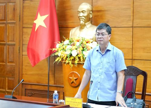 Đồng chí Nguyễn Hồng Hải, Ủy viên Ban Thường vụ, Phó Chủ tịch UBND tỉnh phát biểu chỉ đạo tại cuộc họp
