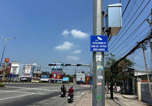 Camera giao thông được lắp đặt trên nhiều tuyến đường.