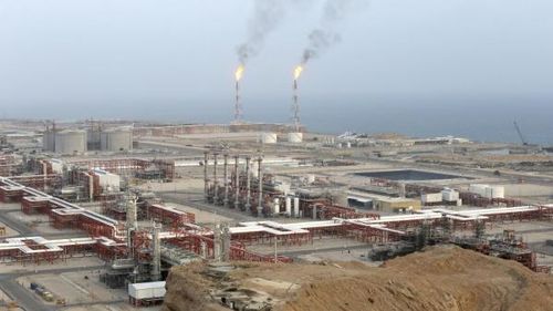 Mỏ khí South Pars trước thời điểm bị Israel bắn cháy.
