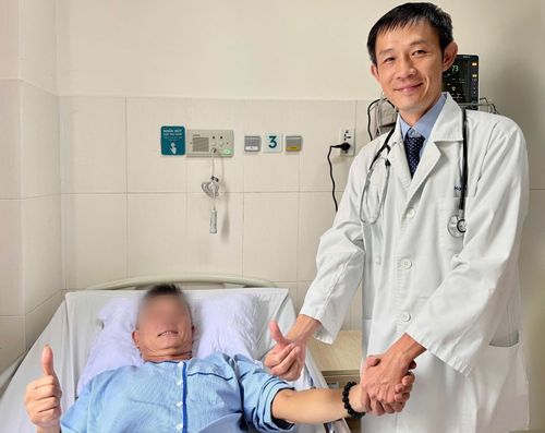  Ông T. thoát chết sau cơn nhồi máu cơ tim. Ảnh: BVCC. 