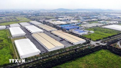 Khu công nghiệp và Đô thị VSIP Bắc Ninh với đầy đủ hạ tầng cơ bản có nhu cầu sử dụng năng lượng lớn. (Ảnh: Danh Lam/TTXVN)