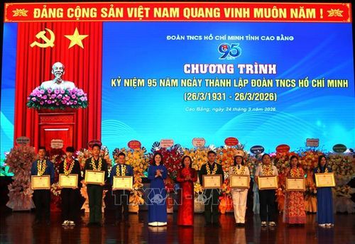 Tuyên dương 10 công dân trẻ tiêu biểu tỉnh Cao Bằng năm 2025.