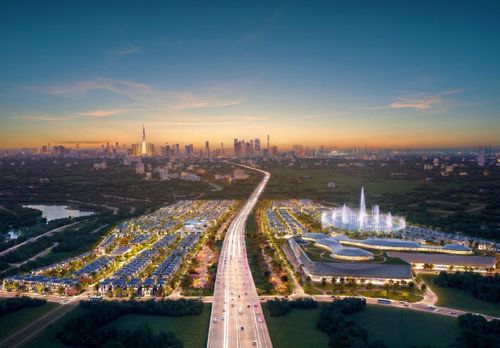 Phối cảnh dự án dự án Thanh Phú Centre Point tại xã Bến Lức, tỉnh Tây Ninh của BIM Land. Ảnh: DNCC.