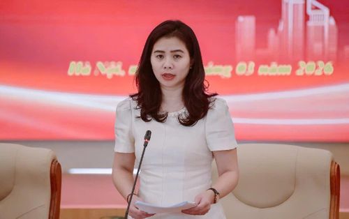 Bà Hoàng Thu Hằng, Phó Cục trưởng Cục Quản lý nhà và thị trường bất động sản. Ảnh: BXD