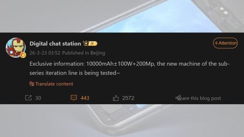 Thông số rò rỉ được cho là của mẫu Redmi Note 17 Pro Max sắp tới