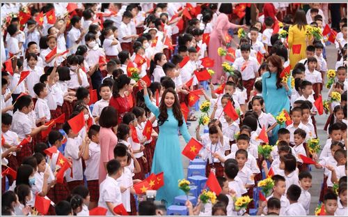 Ngày hội đến trường của học sinh Hà Nội. Ảnh: Nam Nguyễn